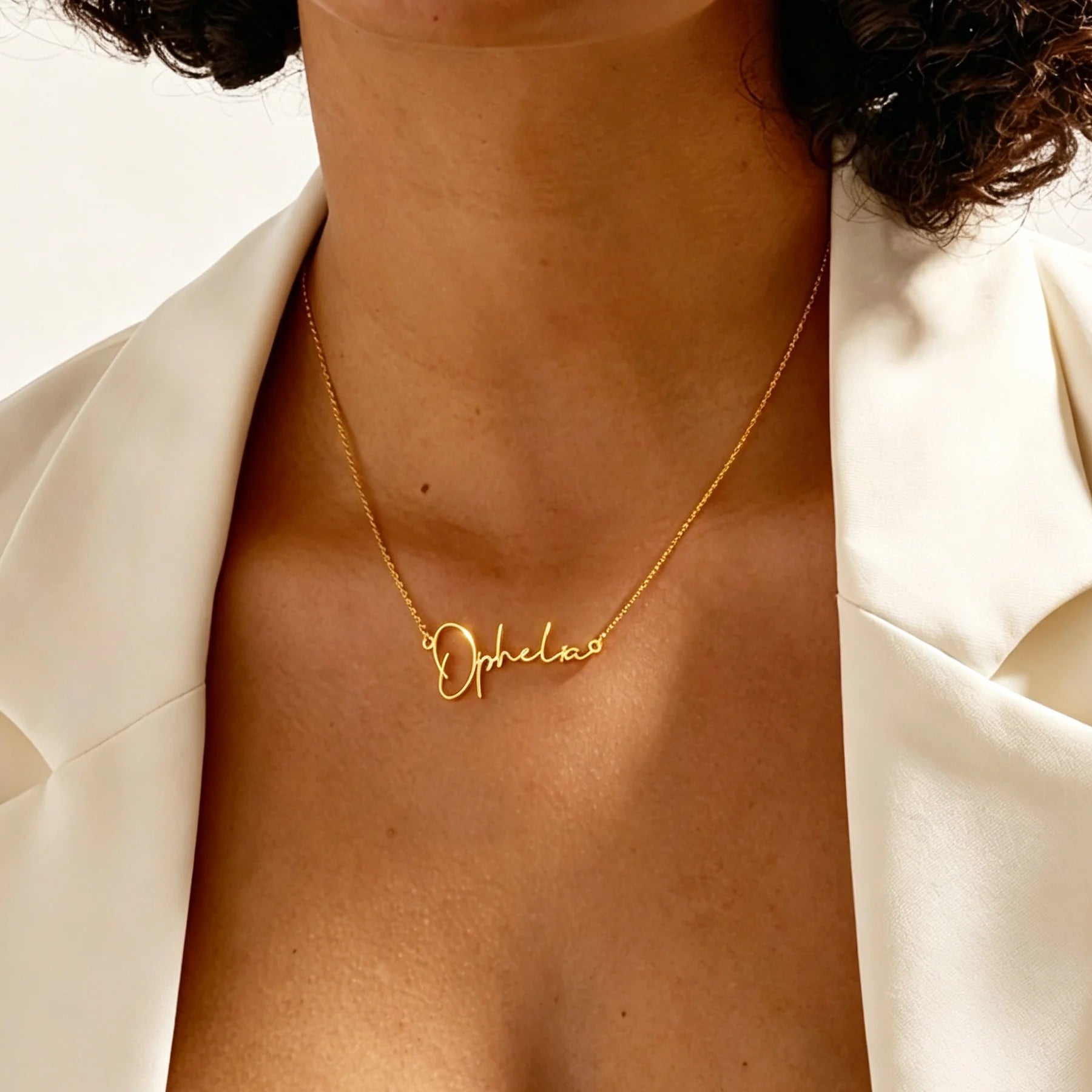 North & Pearl Statement Layering Name Necklace product image 2