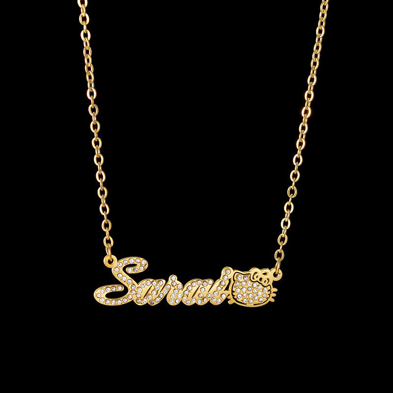 North & Pearl Minimal Letter Pendant product image 4