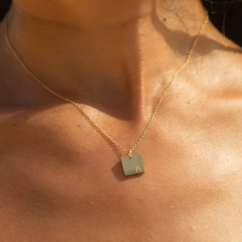 North & Pearl Layering Dainty Initial Necklace product image 3