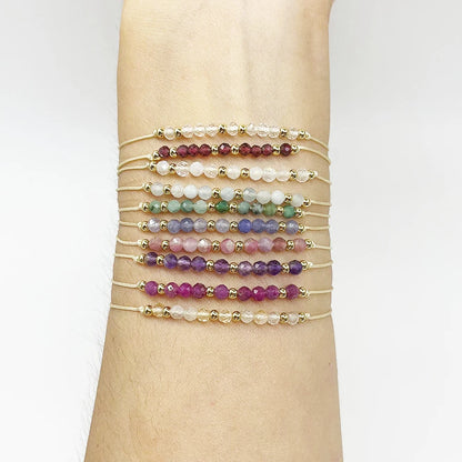 North & Pearl Dainty Birthstone Bead Bracelet product thumbnail 3