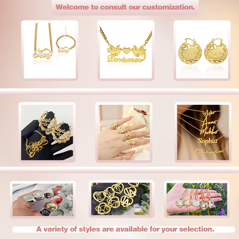 North & Pearl Pendant Dainty Initial Necklace product image