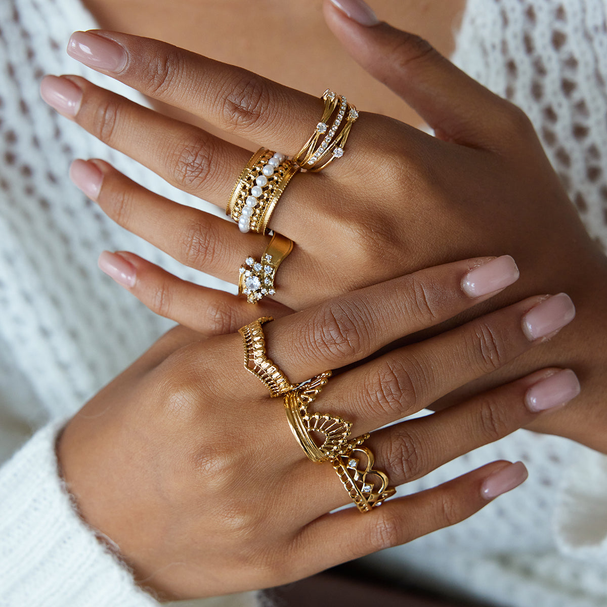 North & Pearl Minimal Statement Ring product image 1