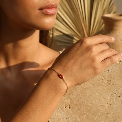 North & Pearl Marquise Birthstone Bracelet product thumbnail 2