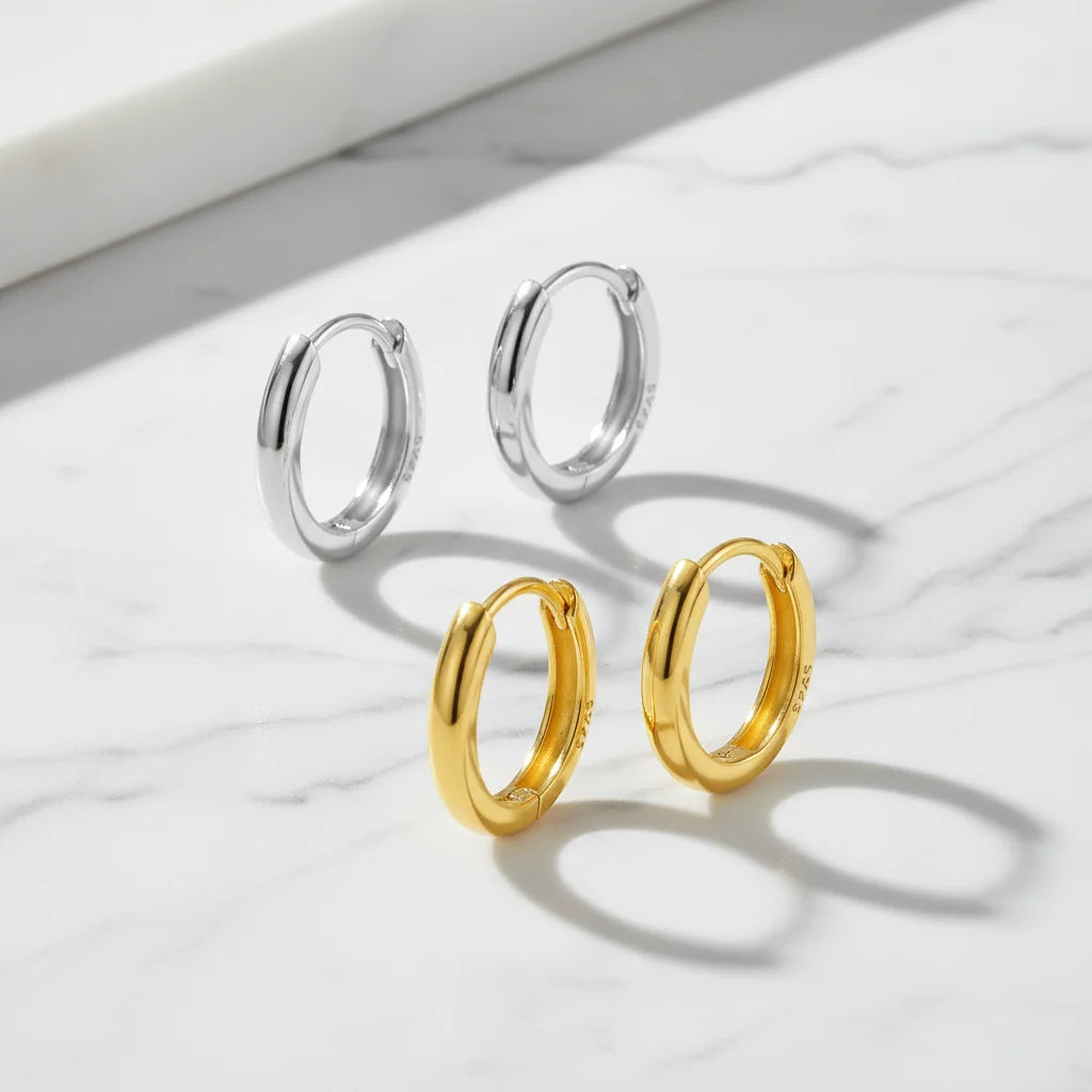 North & Pearl Minimal Everyday Hoop Earrings product image