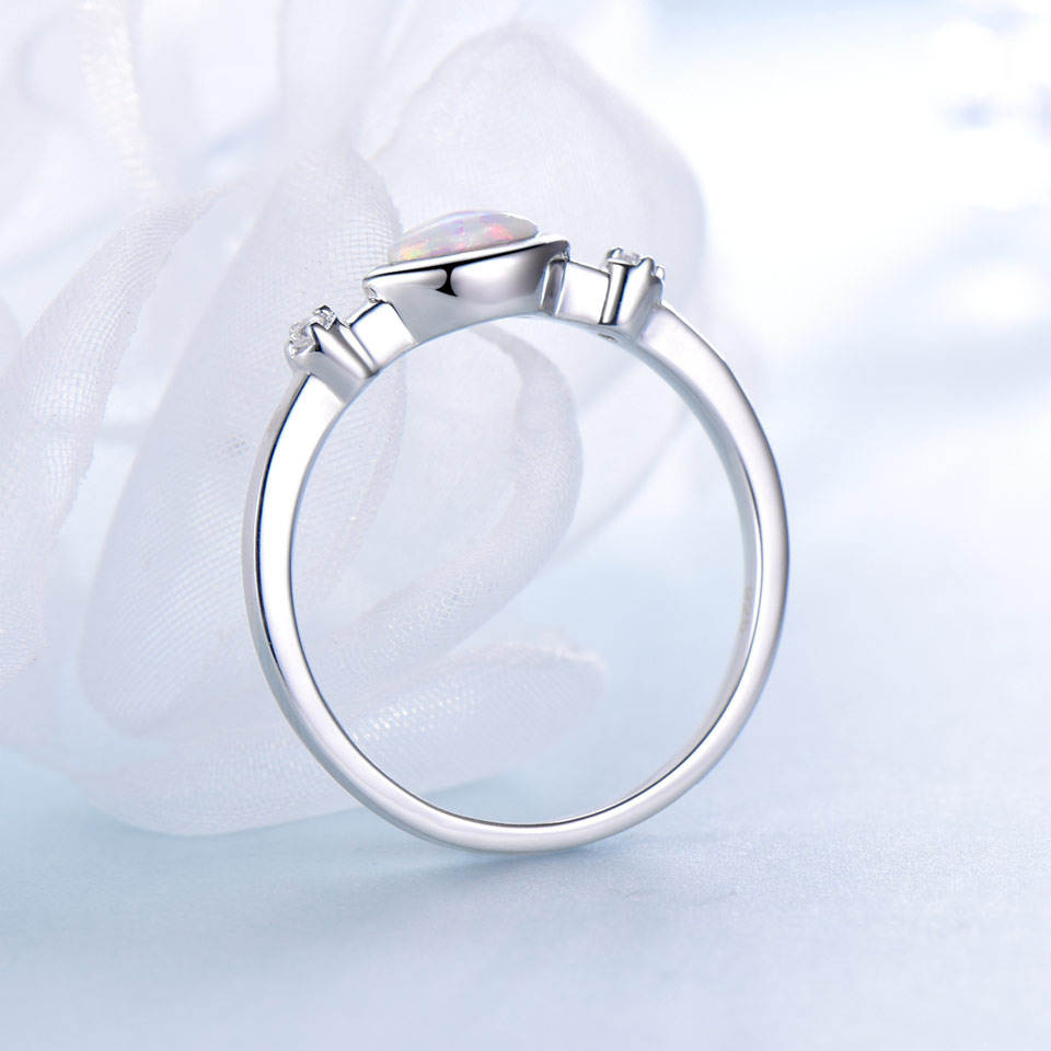 North & Pearl Opal-Style Marquise Ring product image
