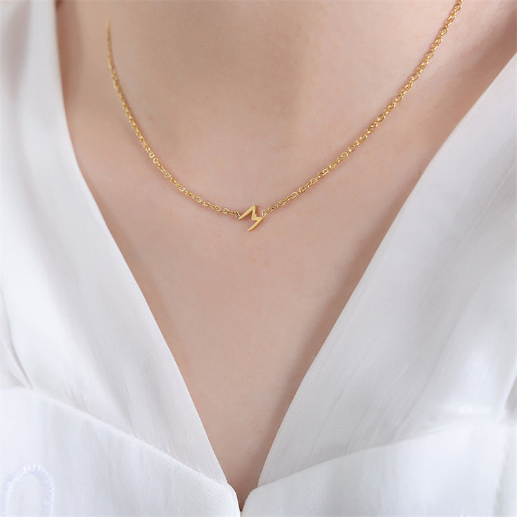 North & Pearl Simple Initial Pendant Necklace product image 6