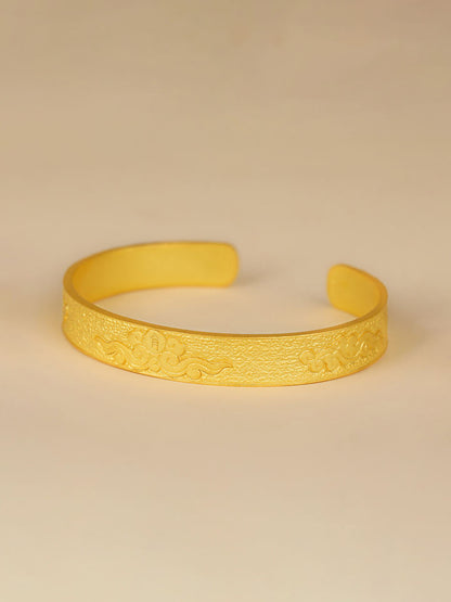 North & Pearl Embossed Cloud Cuff Bracelet product thumbnail 3