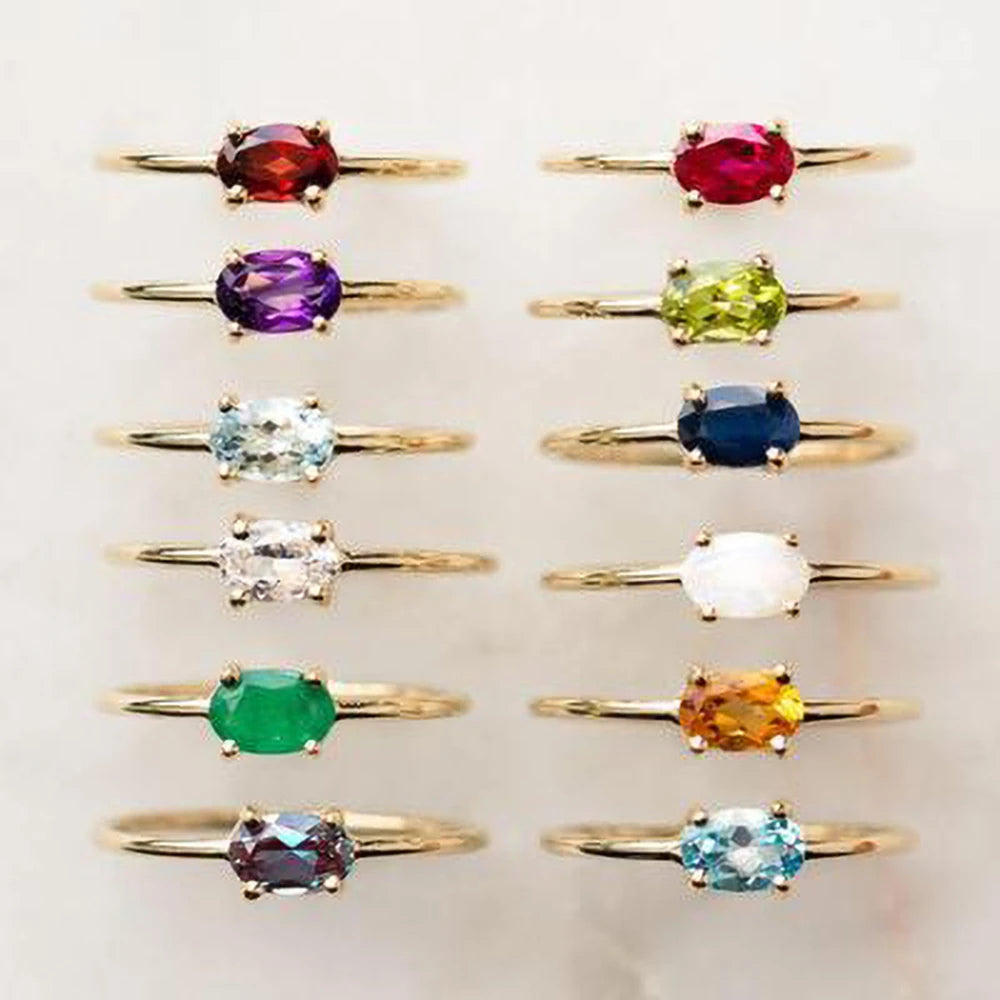 North & Pearl Infinity Heart Birthstone Ring product image 1