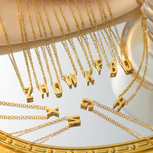 North & Pearl Charm Refined Letter Necklace product image 2