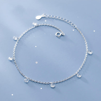 North & Pearl CZ Drop Anklet product thumbnail 1