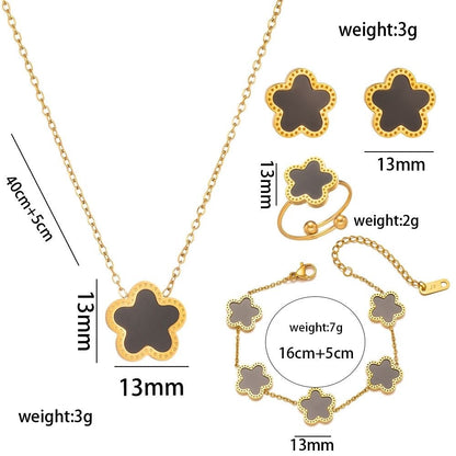 North & Pearl Flower Jewelry Set product thumbnail 2