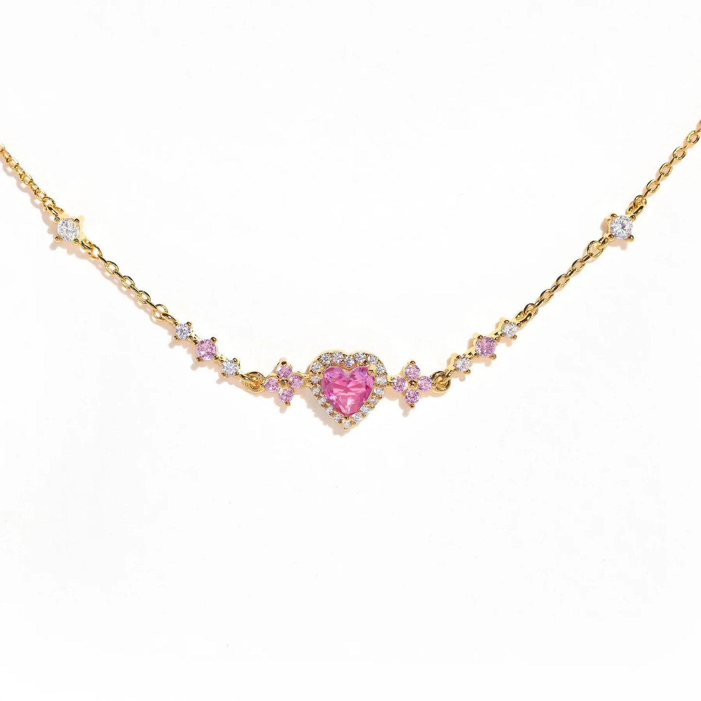 North & Pearl Pink Heart Bow Bracelet product image