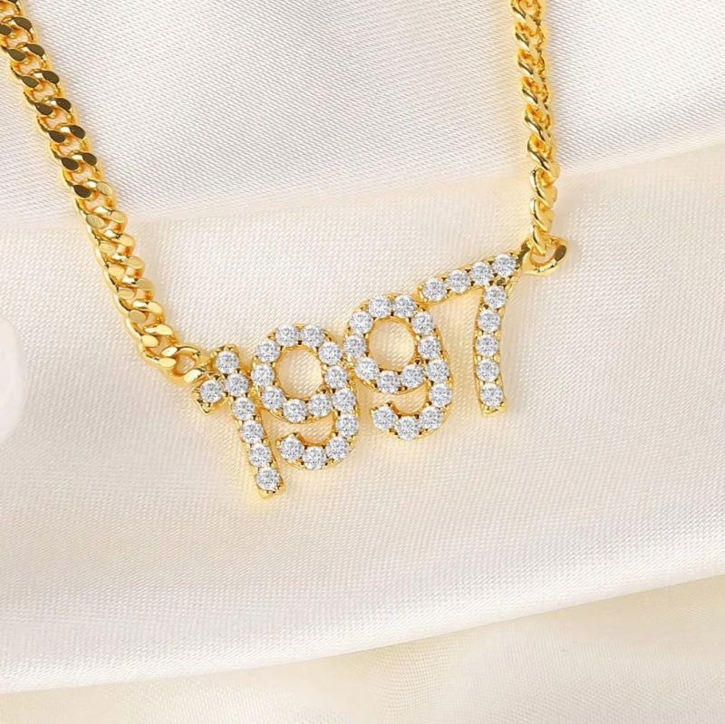 North & Pearl Charm Classic Name Necklace product image