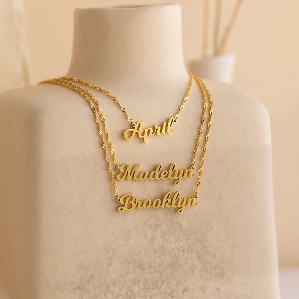 North & Pearl Everyday Classic Name Necklace product image 3