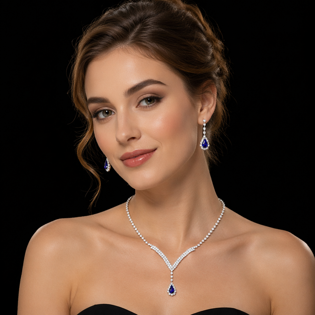 North & Pearl V Water Drop Jewelry Set product image 4
