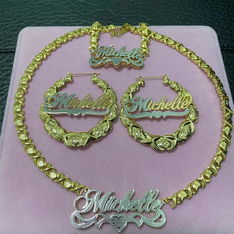 North & Pearl Refined Name Jewelry Set product image 1