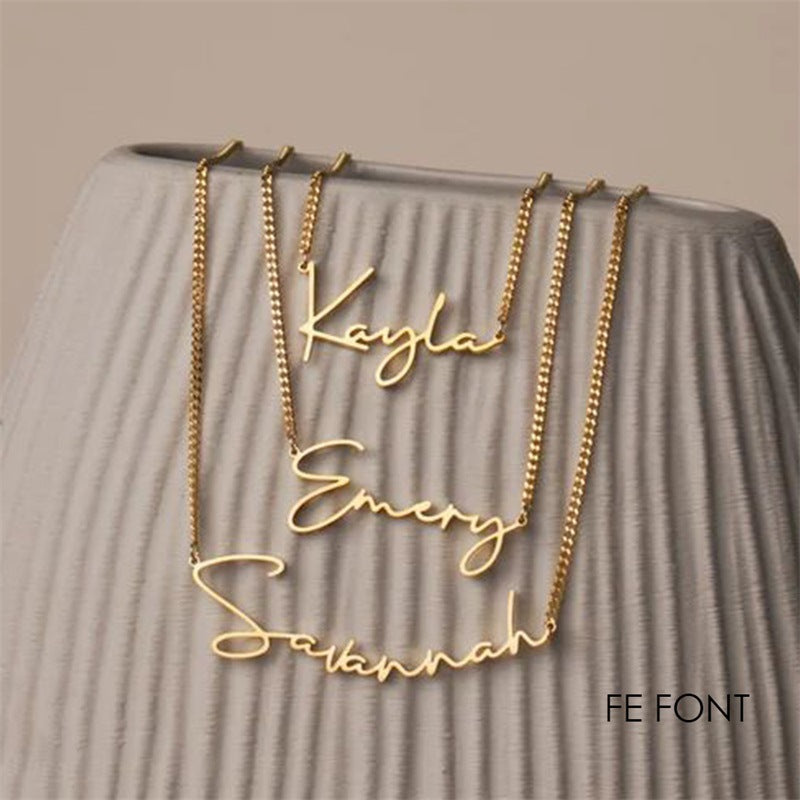 North & Pearl Layering Letter Necklace product image 1