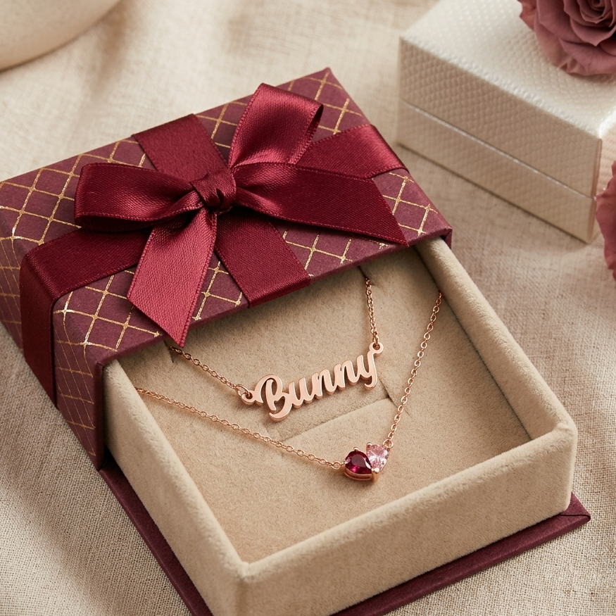 North & Pearl Polished Love Pendant product image