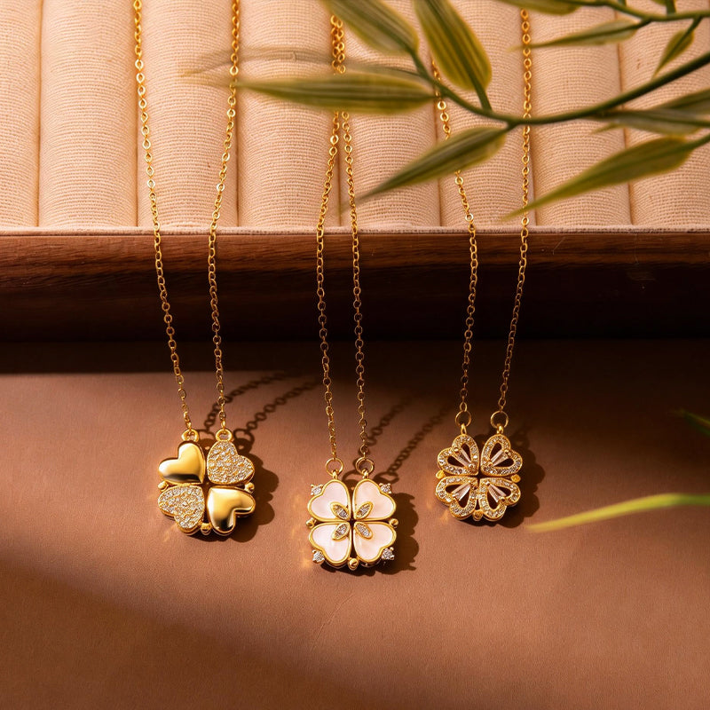 North & Pearl Heart Charm Necklace product image 1