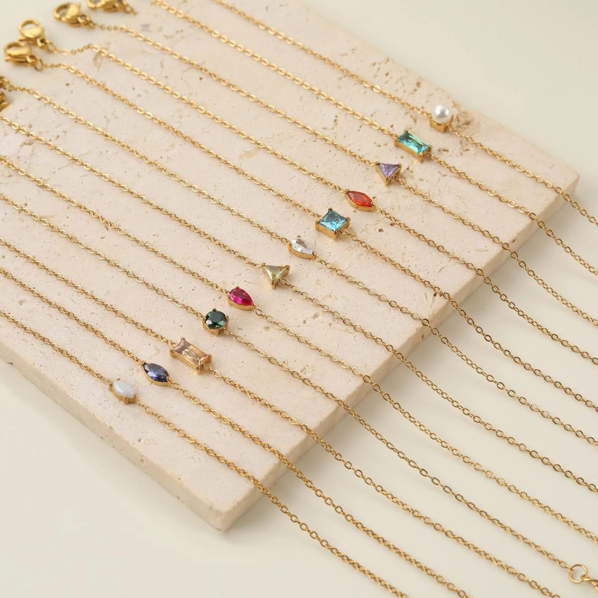 North & Pearl Marquise Birthstone Bracelet product image