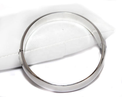 North & Pearl Polished Hinged Bangle product thumbnail 2